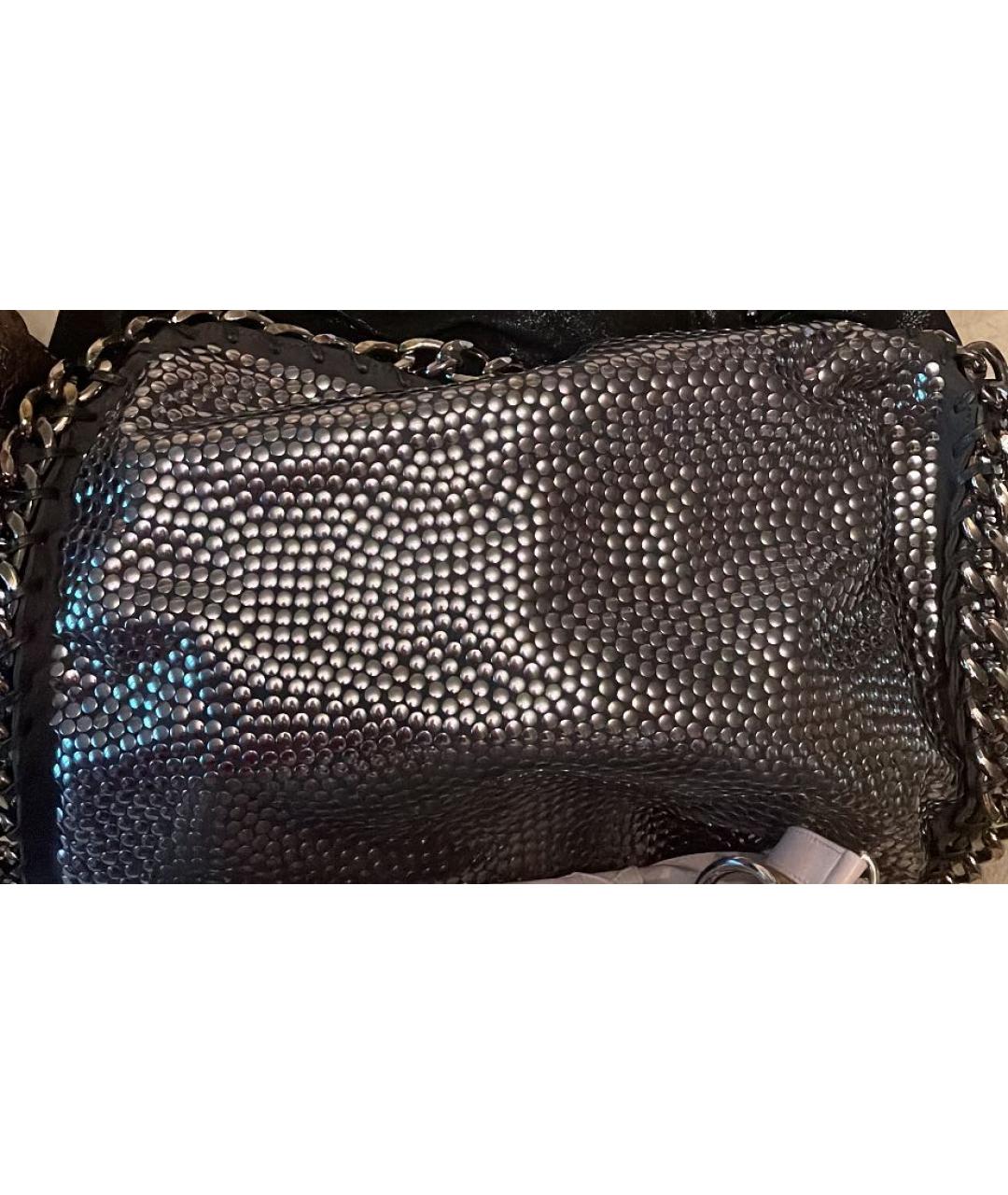 STELLA MCCARTNEY Серебряная сумка тоут, фото 2