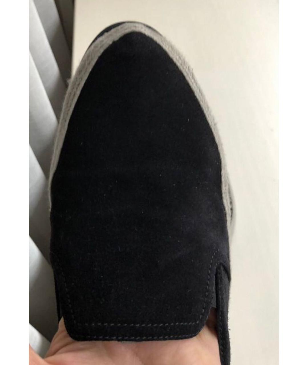 PRADA Черные замшевые эспадрильи, фото 8