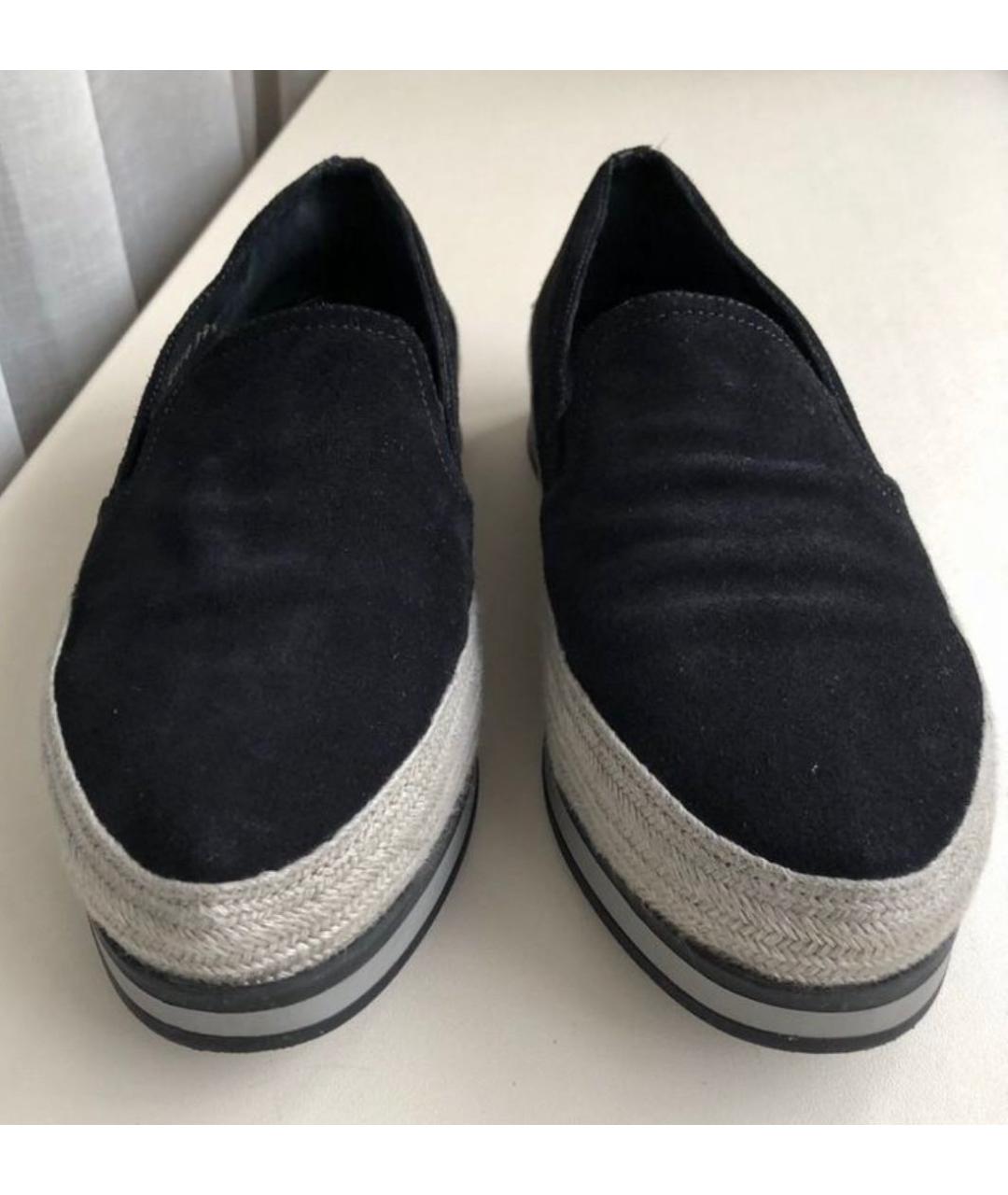 PRADA Черные замшевые эспадрильи, фото 4