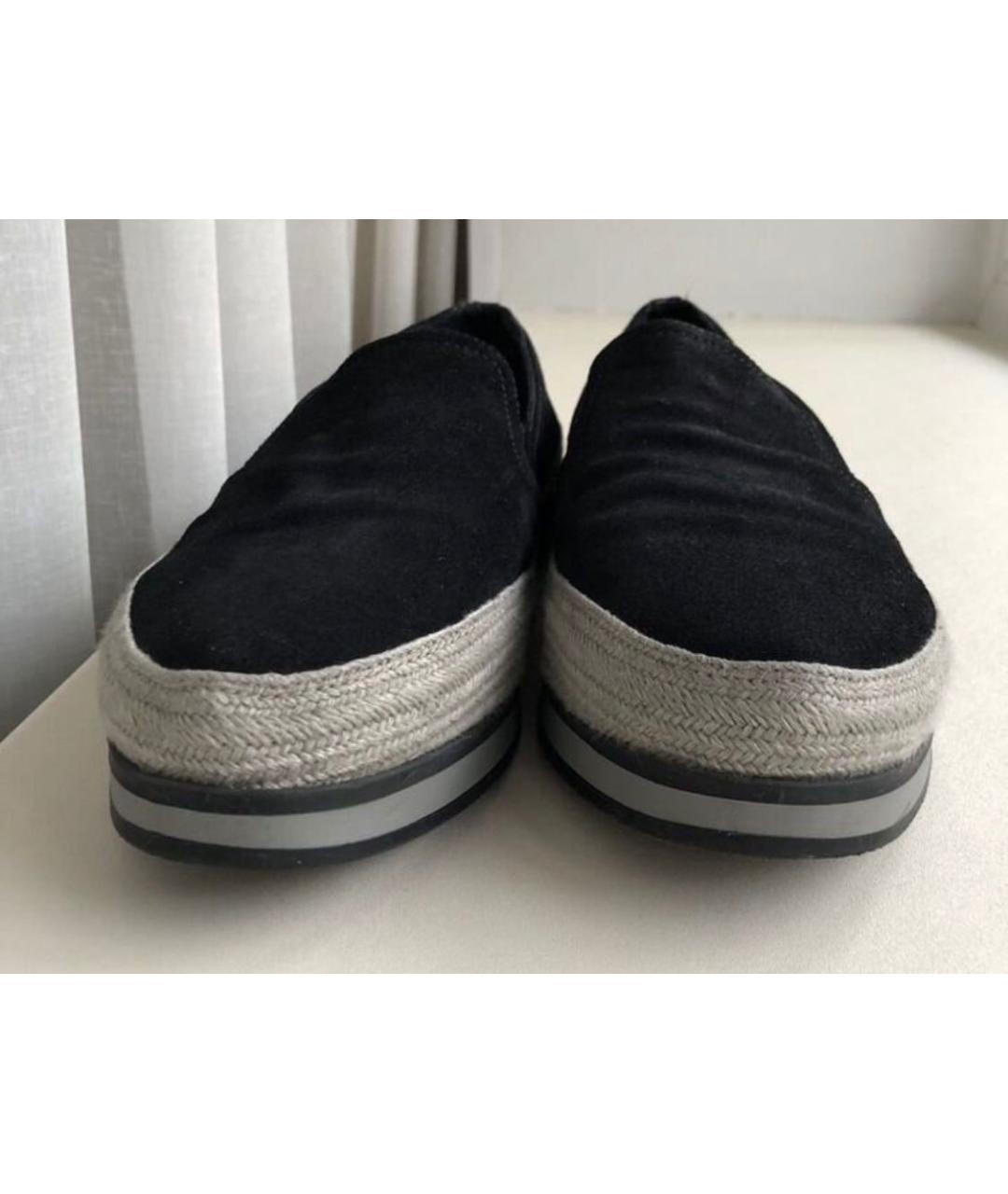 PRADA Черные замшевые эспадрильи, фото 6