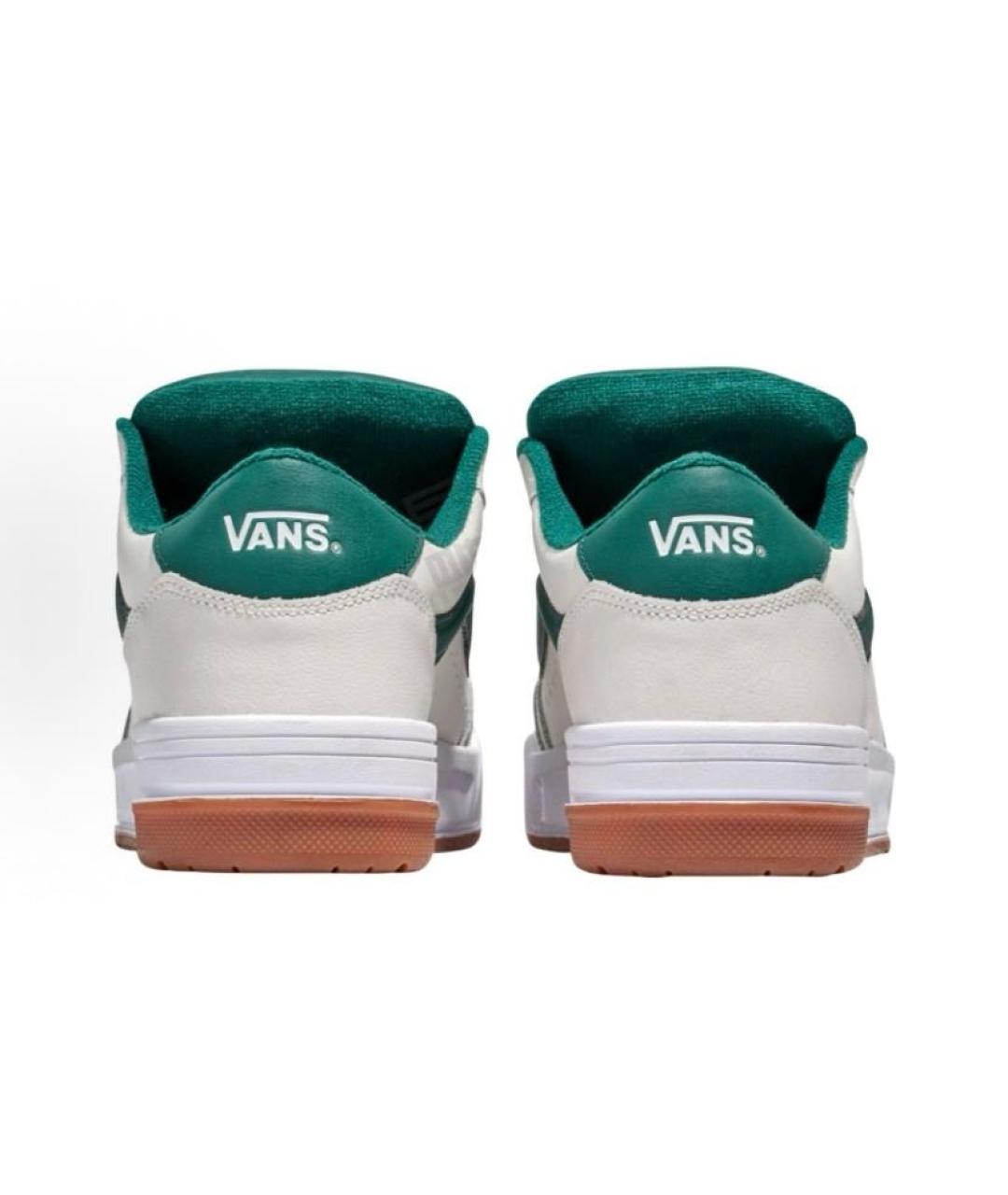 VANS Белые кожаные кроссовки, фото 4