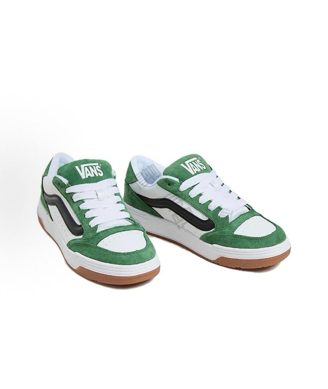 VANS Зеленые кожаные кроссовки, фото 3