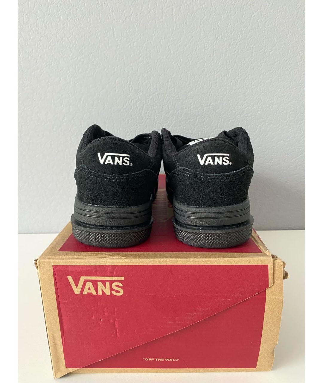 VANS Черные замшевые кроссовки, фото 5