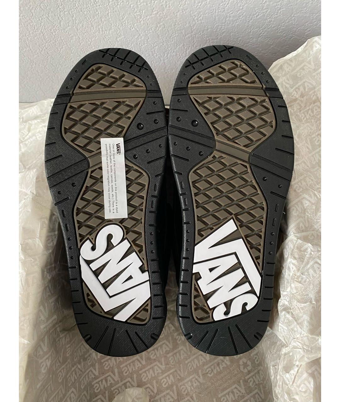 VANS Черные замшевые кроссовки, фото 6