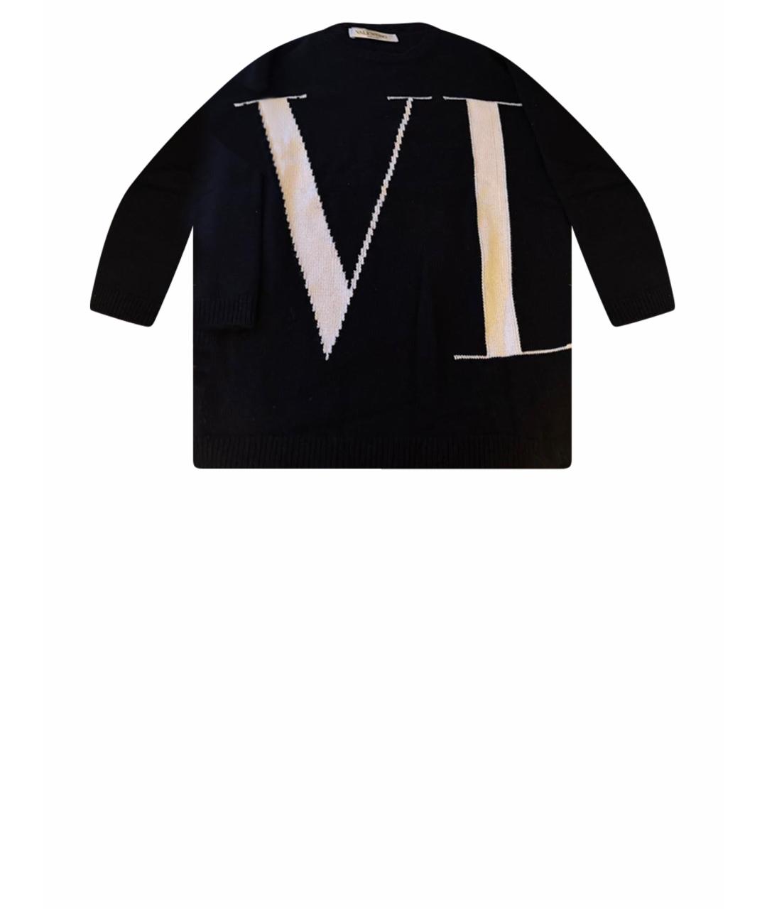 VALENTINO Черный кашемировый джемпер / свитер, фото 1