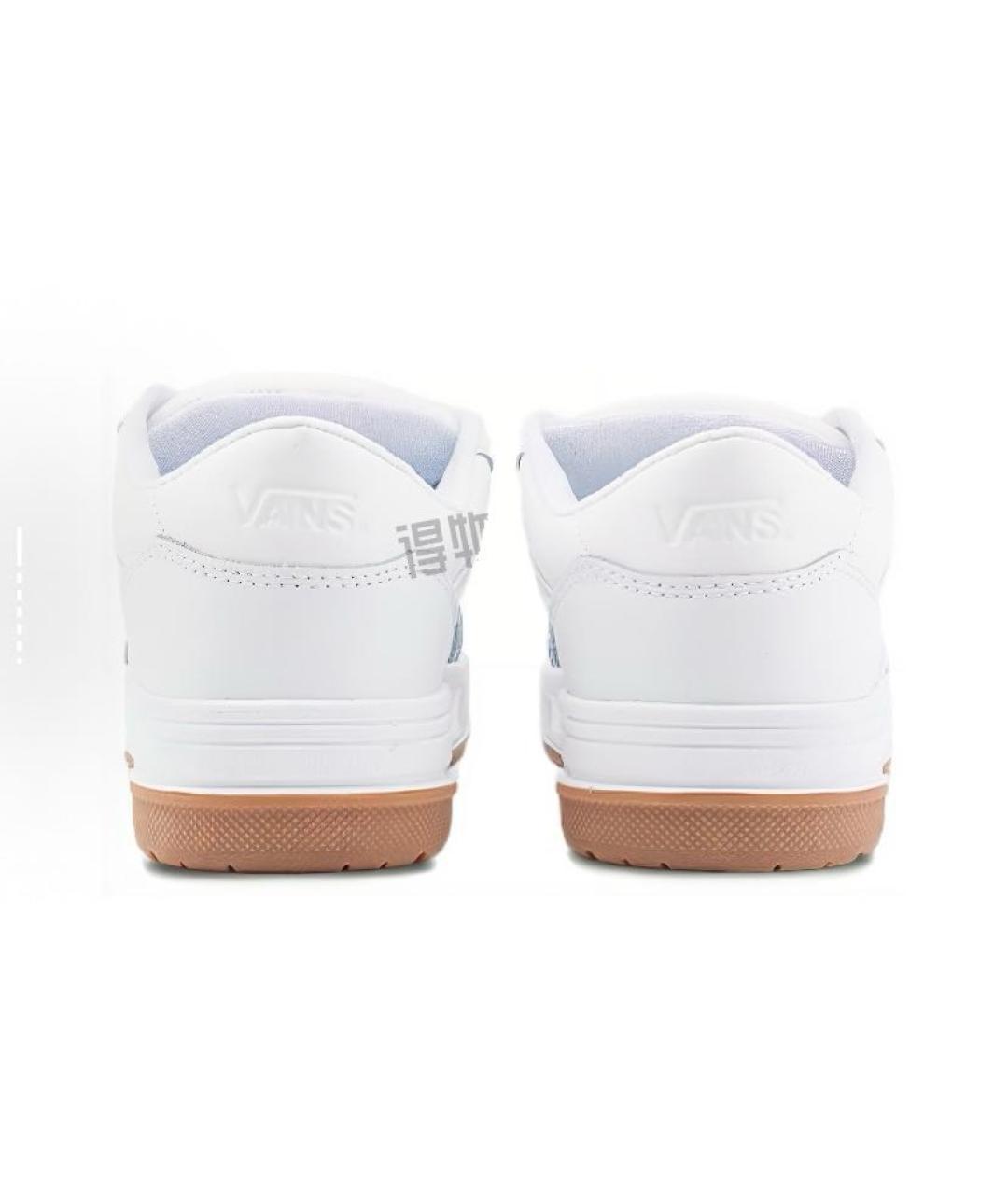VANS Белые кожаные кроссовки, фото 4