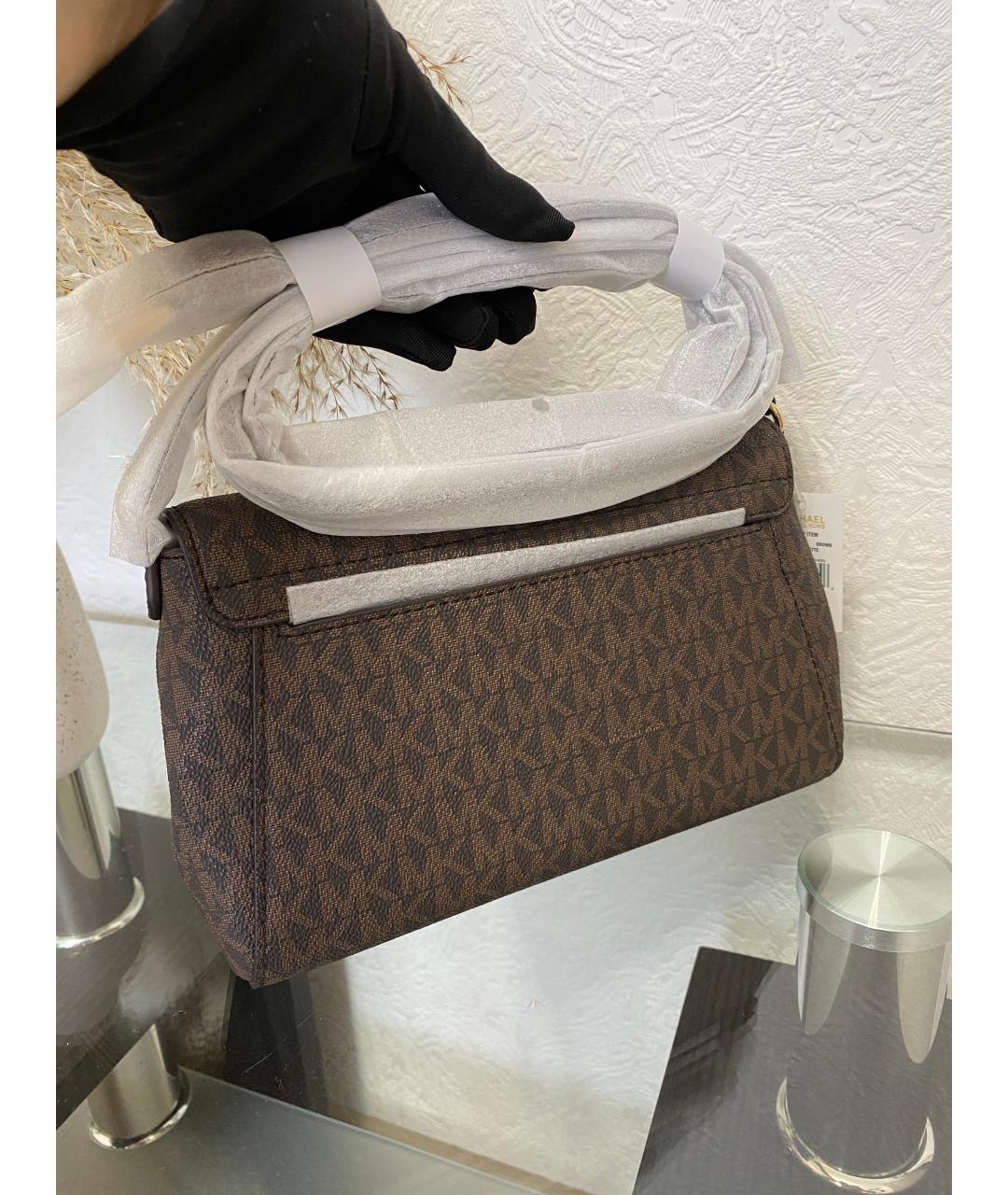 MICHAEL KORS Коричневая сумка через плечо, фото 6