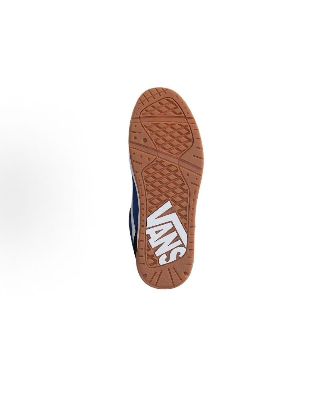 VANS Синие замшевые кроссовки, фото 5