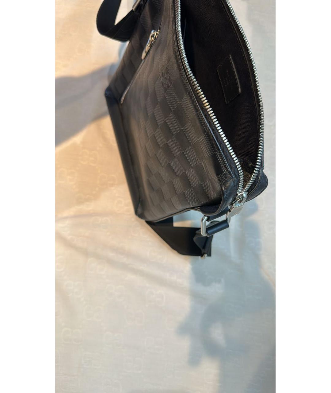 LOUIS VUITTON Черная сумка на плечо, фото 4