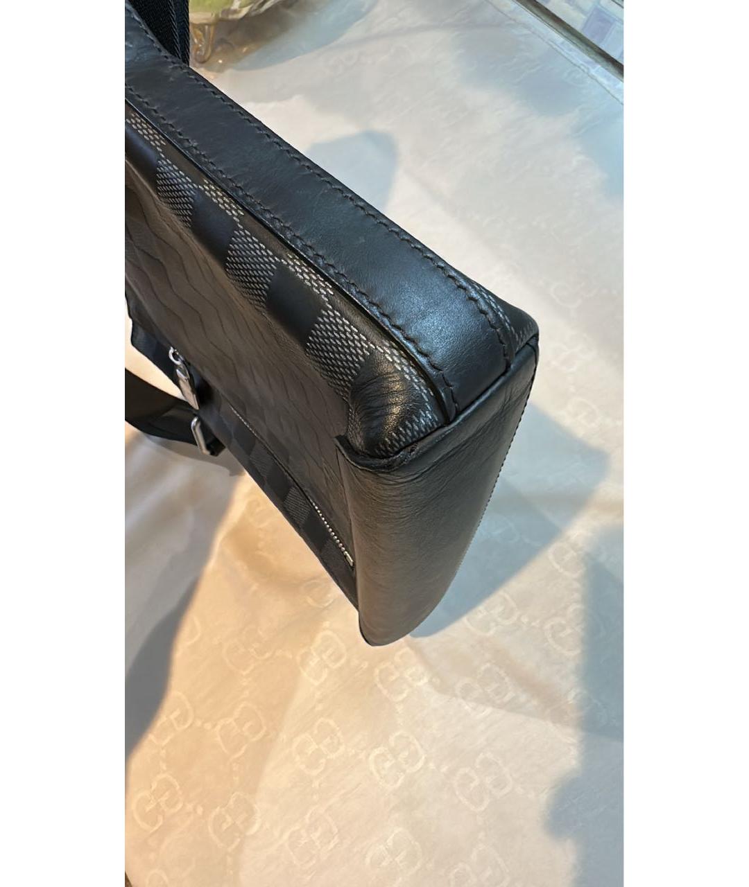 LOUIS VUITTON Черная сумка на плечо, фото 7