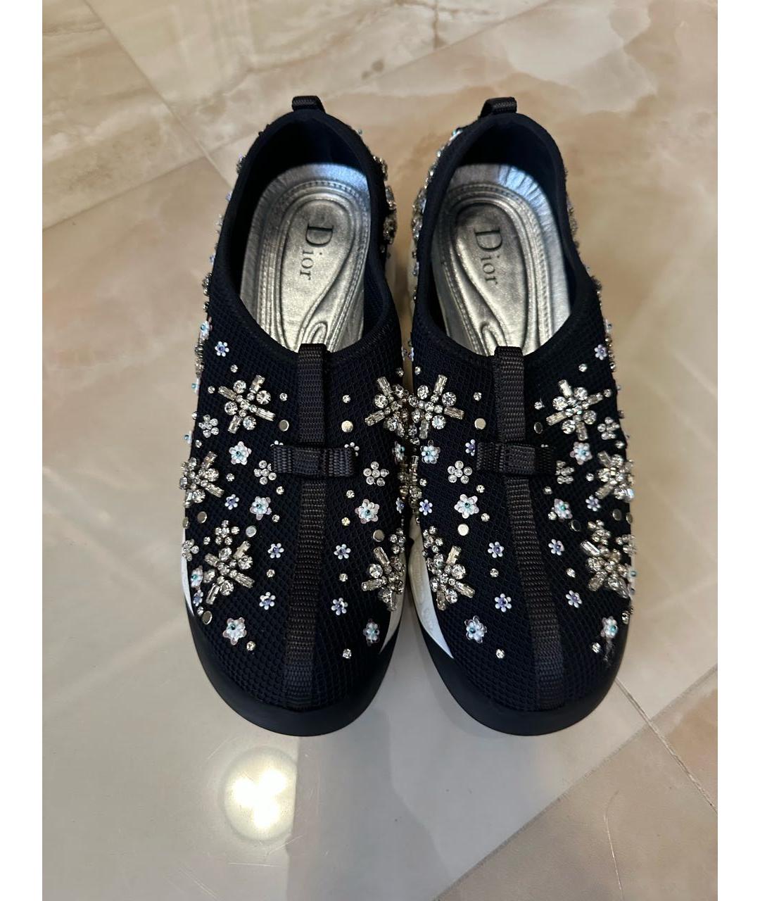 CHRISTIAN DIOR Черные слипоны, фото 2