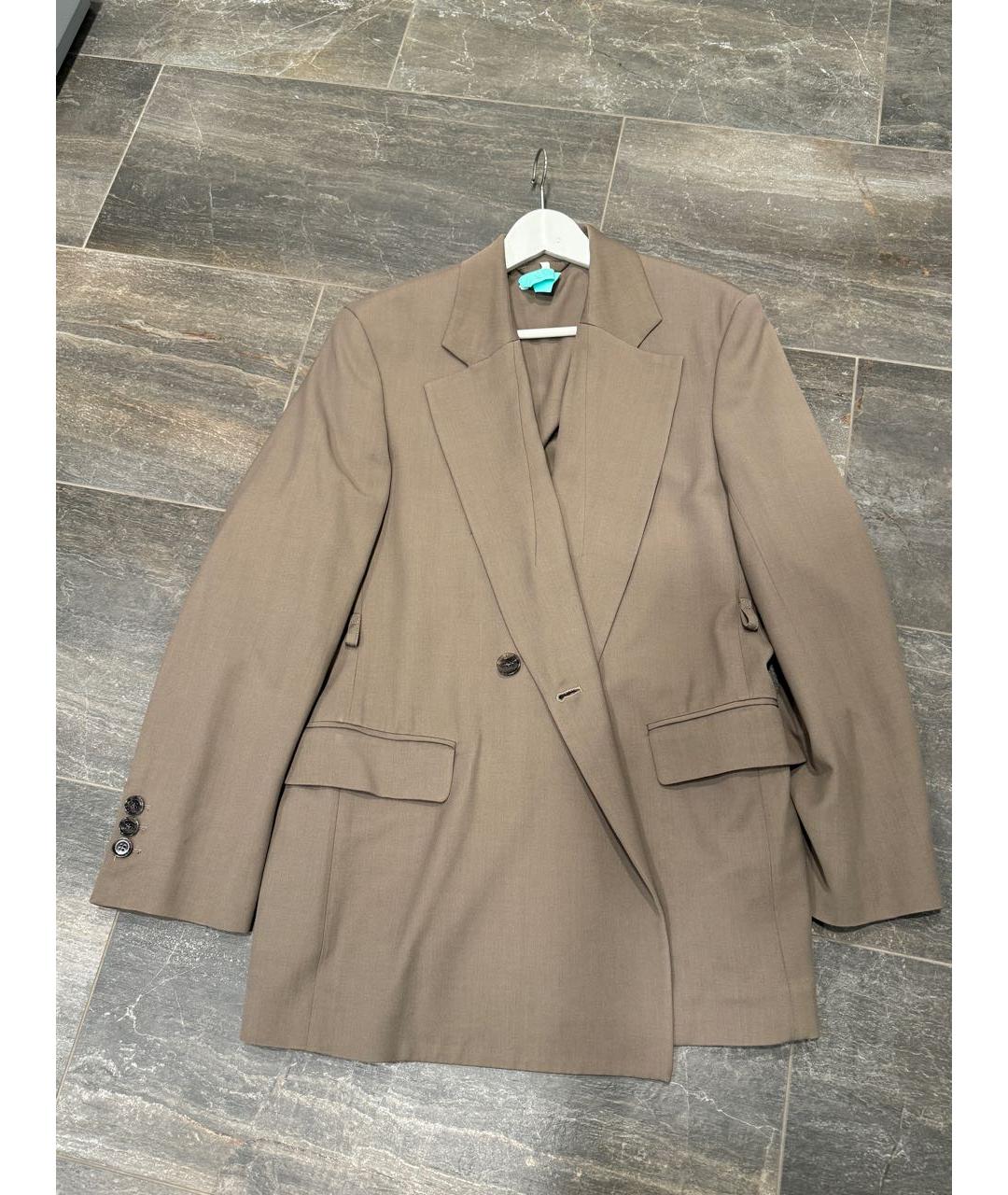 ACNE STUDIOS Коричневый шерстяной жакет/пиджак, фото 8