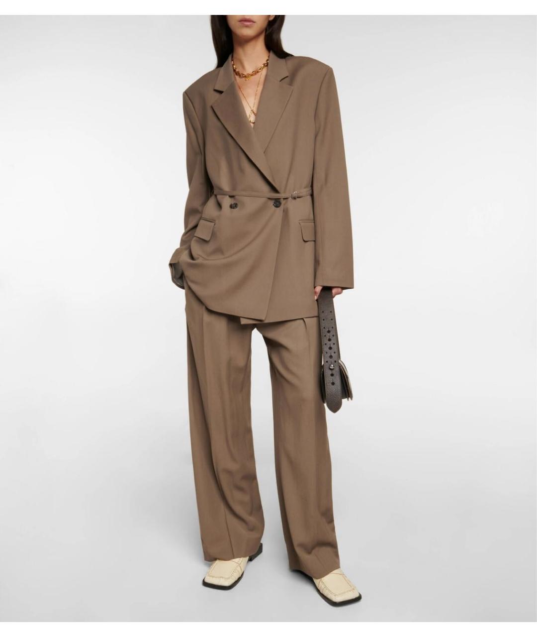 ACNE STUDIOS Коричневый шерстяной жакет/пиджак, фото 6