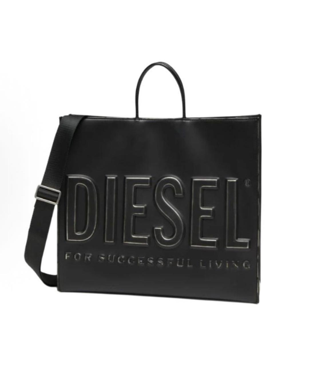 DIESEL Черная сумка тоут, фото 2