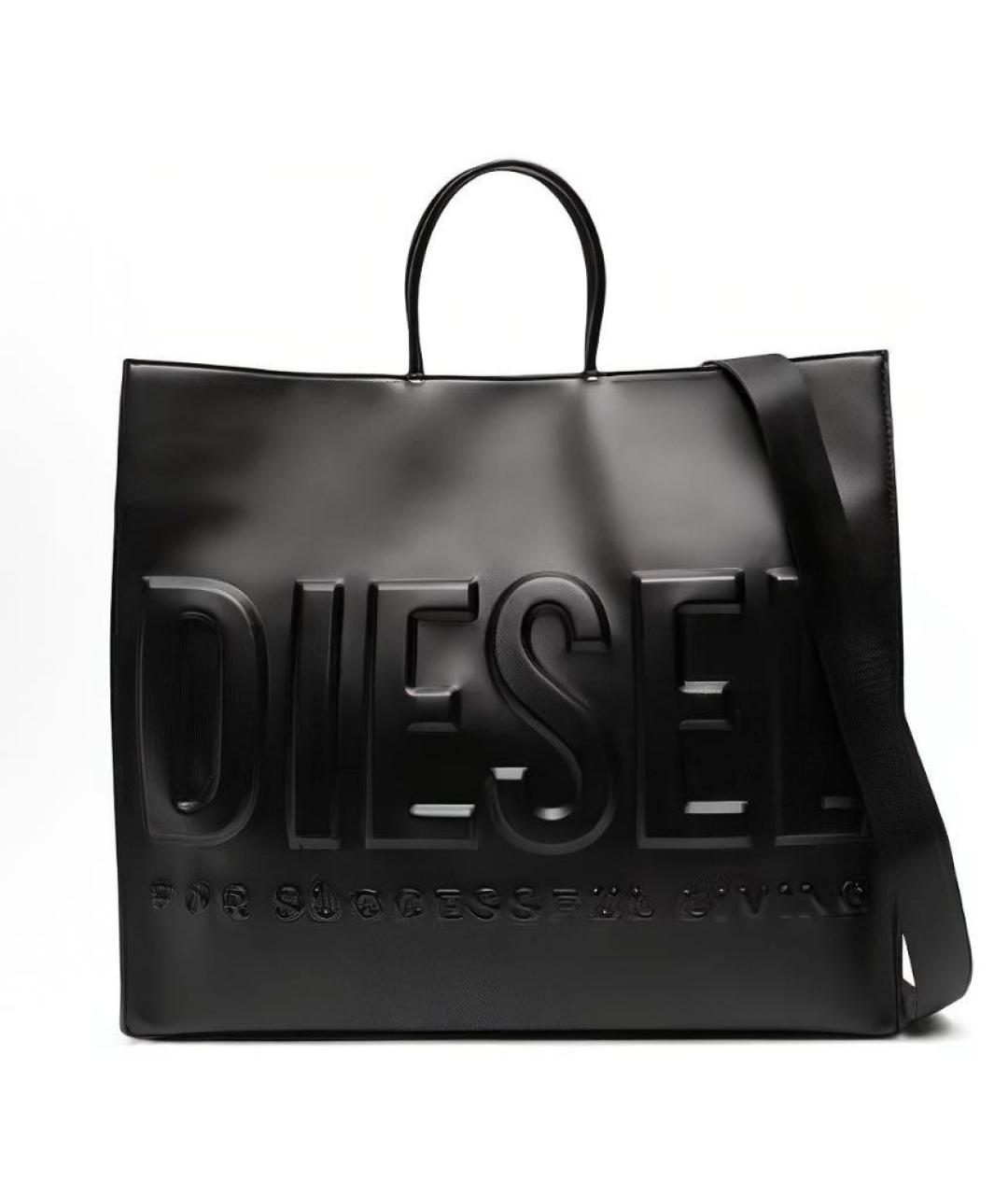 DIESEL Черная сумка тоут, фото 1