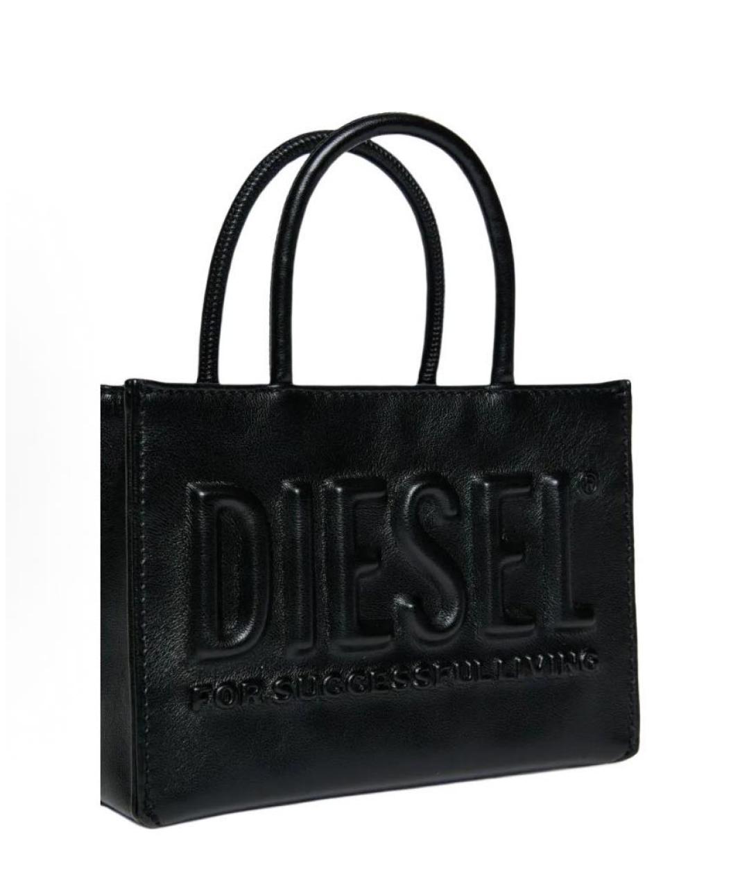 DIESEL Черная сумка тоут, фото 3