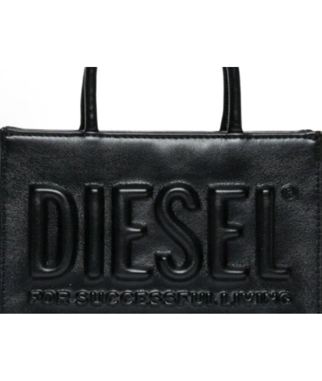 DIESEL Черная сумка тоут, фото 5