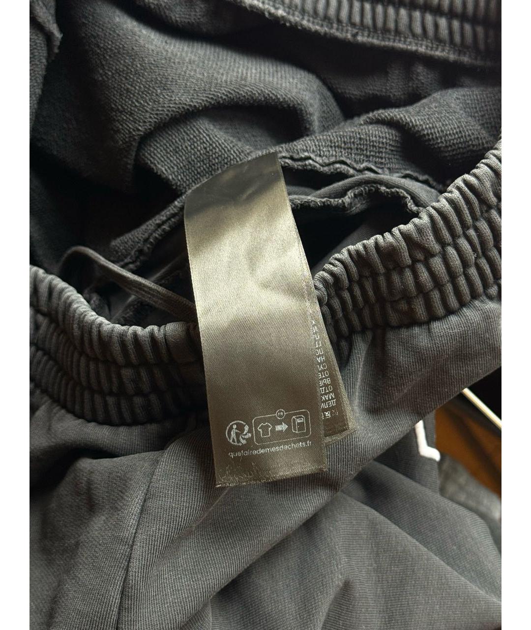 BALENCIAGA Темно-синие хлопковые повседневные брюки, фото 6