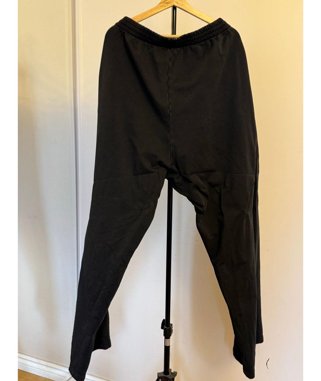 BALENCIAGA Темно-синие хлопковые повседневные брюки, фото 2