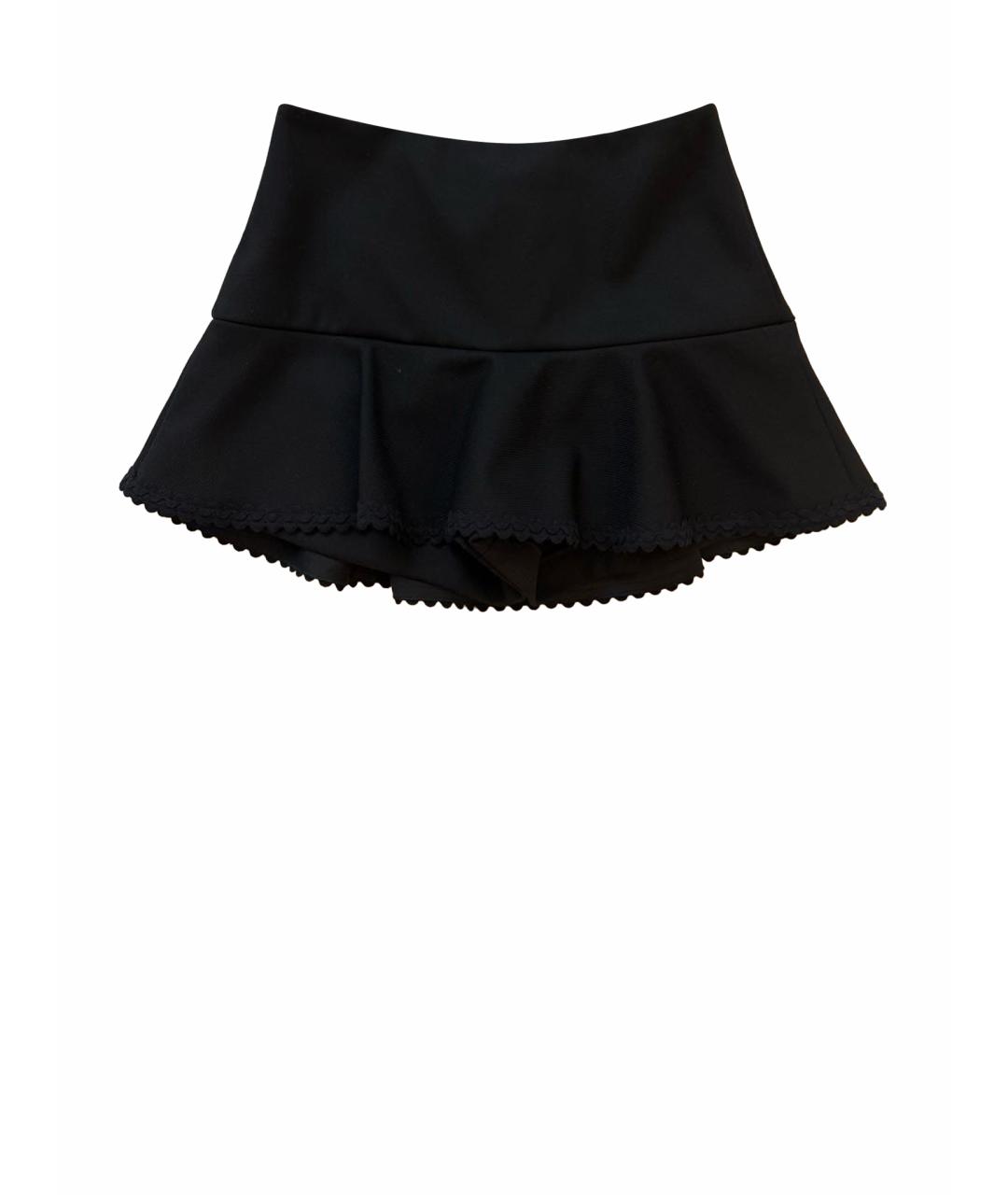 RED VALENTINO Черная юбка-шорты, фото 1