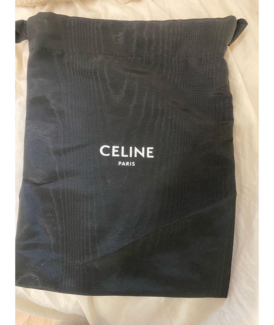CELINE Черный кожаный ремень, фото 6