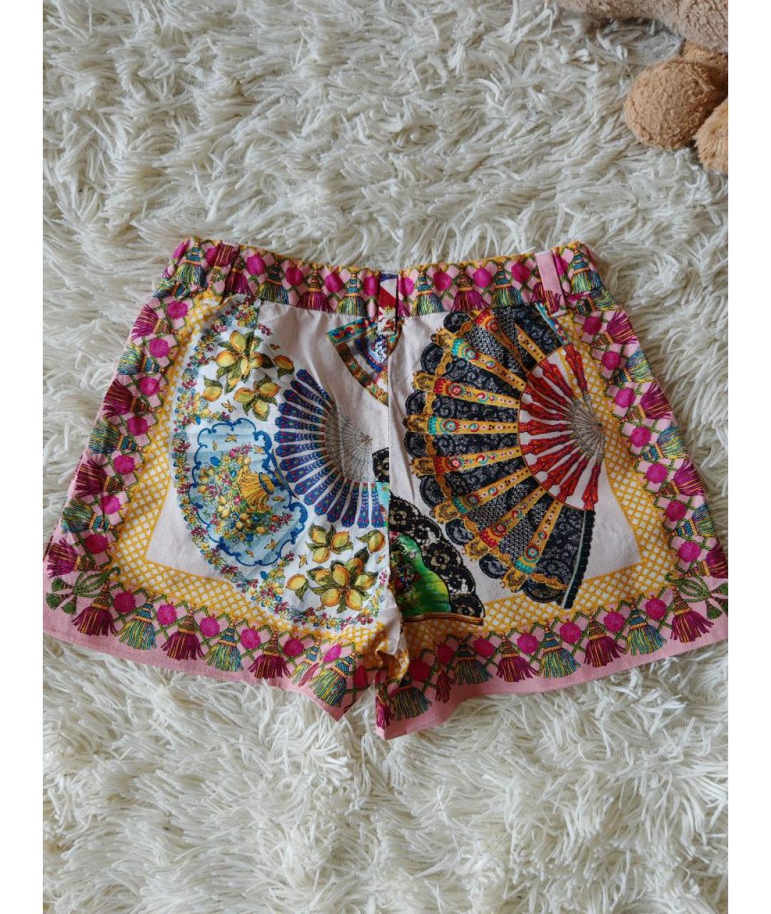 DOLCE & GABBANA KIDS Мульти хлопковые брюки и шорты, фото 2