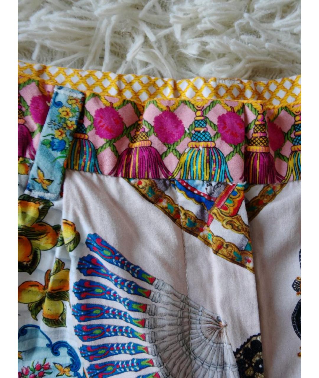 DOLCE & GABBANA KIDS Мульти хлопковые брюки и шорты, фото 8