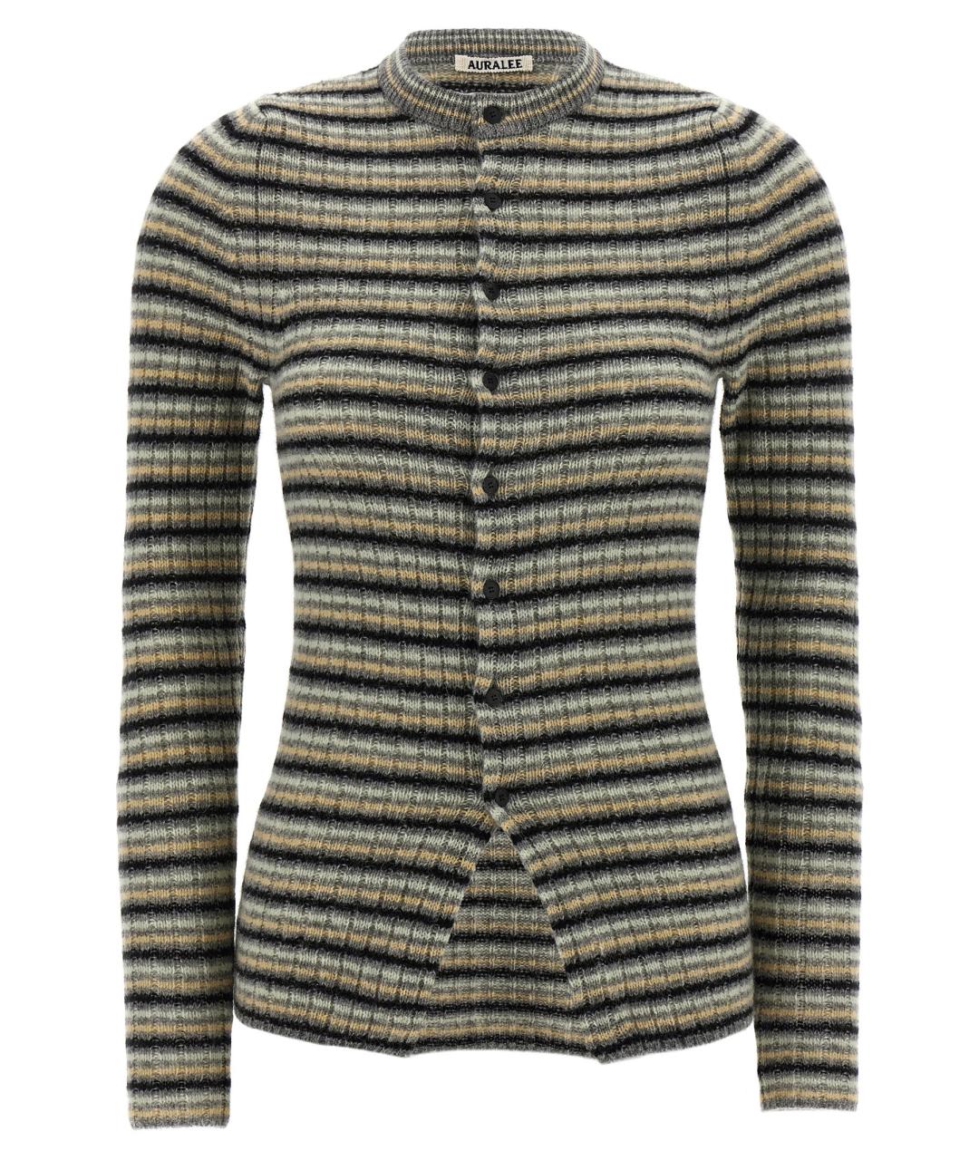 AURALEE Мульти шерстяной кардиган, фото 1