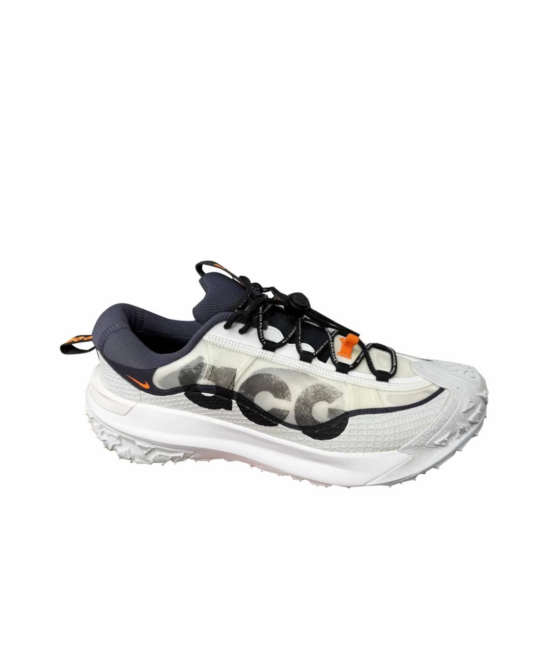 NIKE ACG Белые синтетические низкие кроссовки / кеды, фото 1