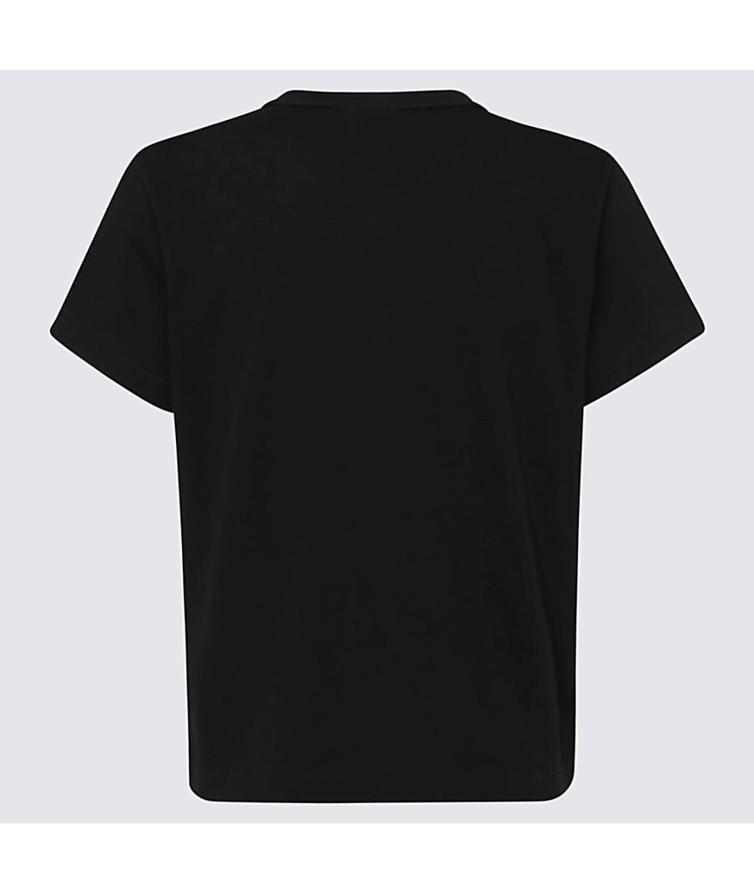 ALEXANDER WANG Черная хлопковая футболка, фото 2