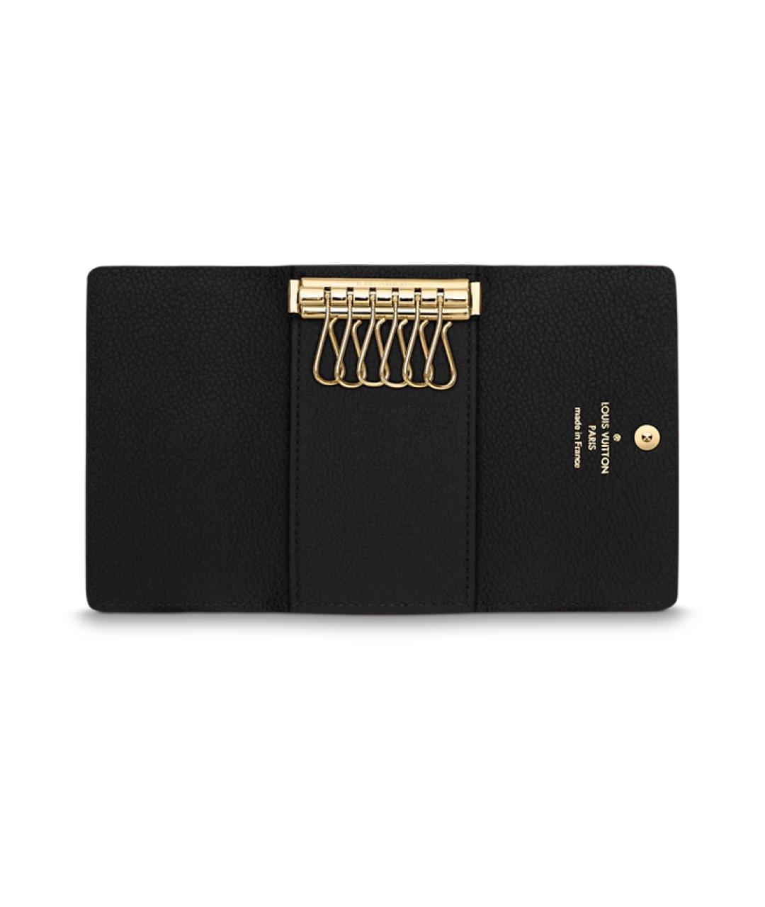 LOUIS VUITTON Черная ключница, фото 5