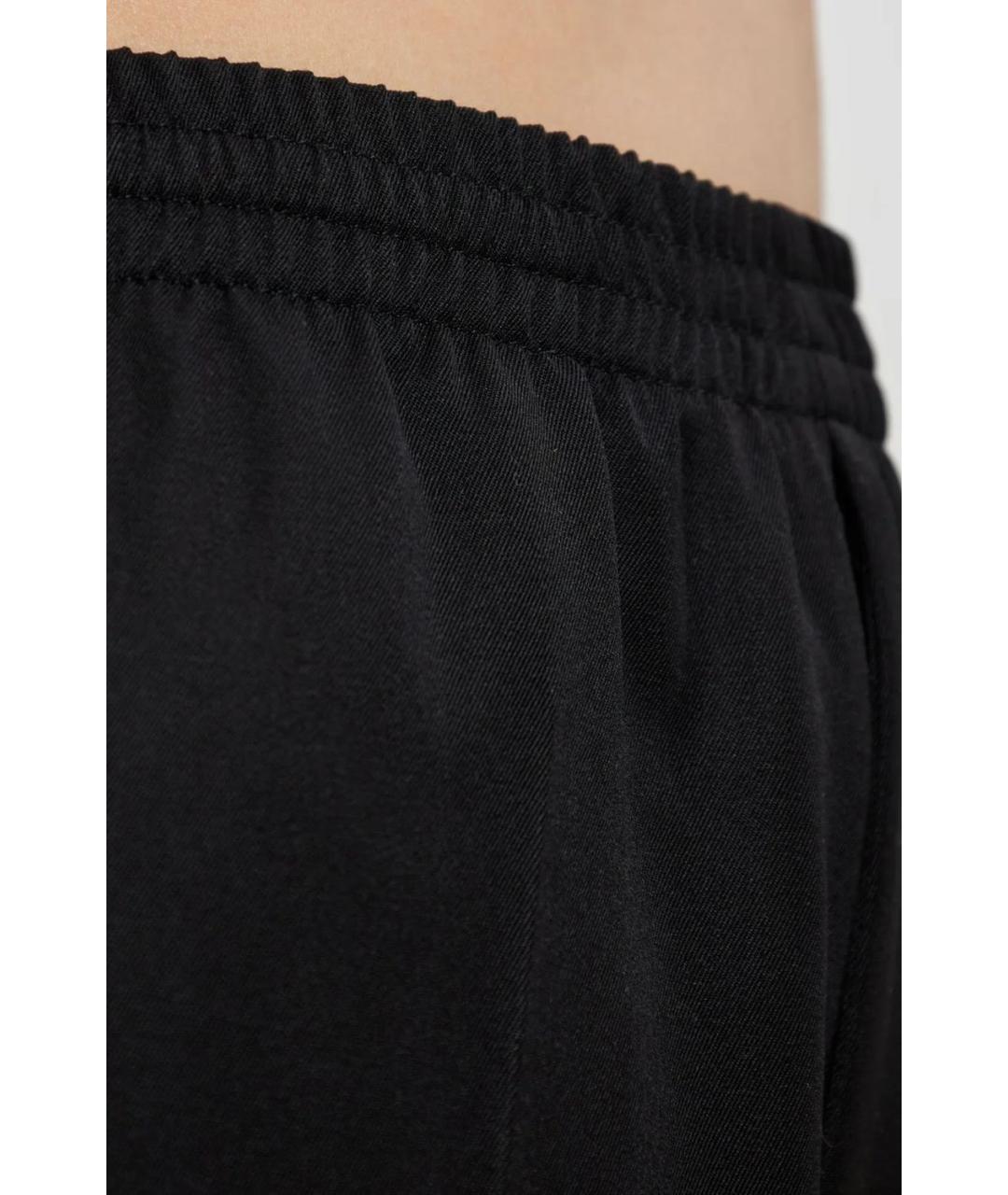 BALENCIAGA Черные шерстяные прямые брюки, фото 4
