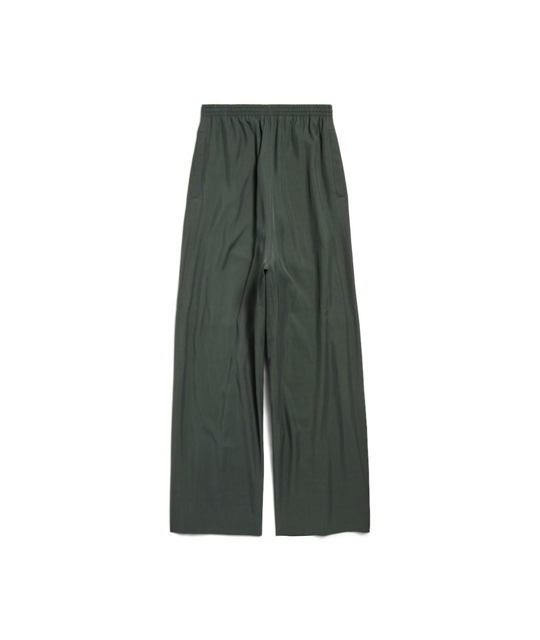 BALENCIAGA Мульти вискозные прямые брюки, фото 1