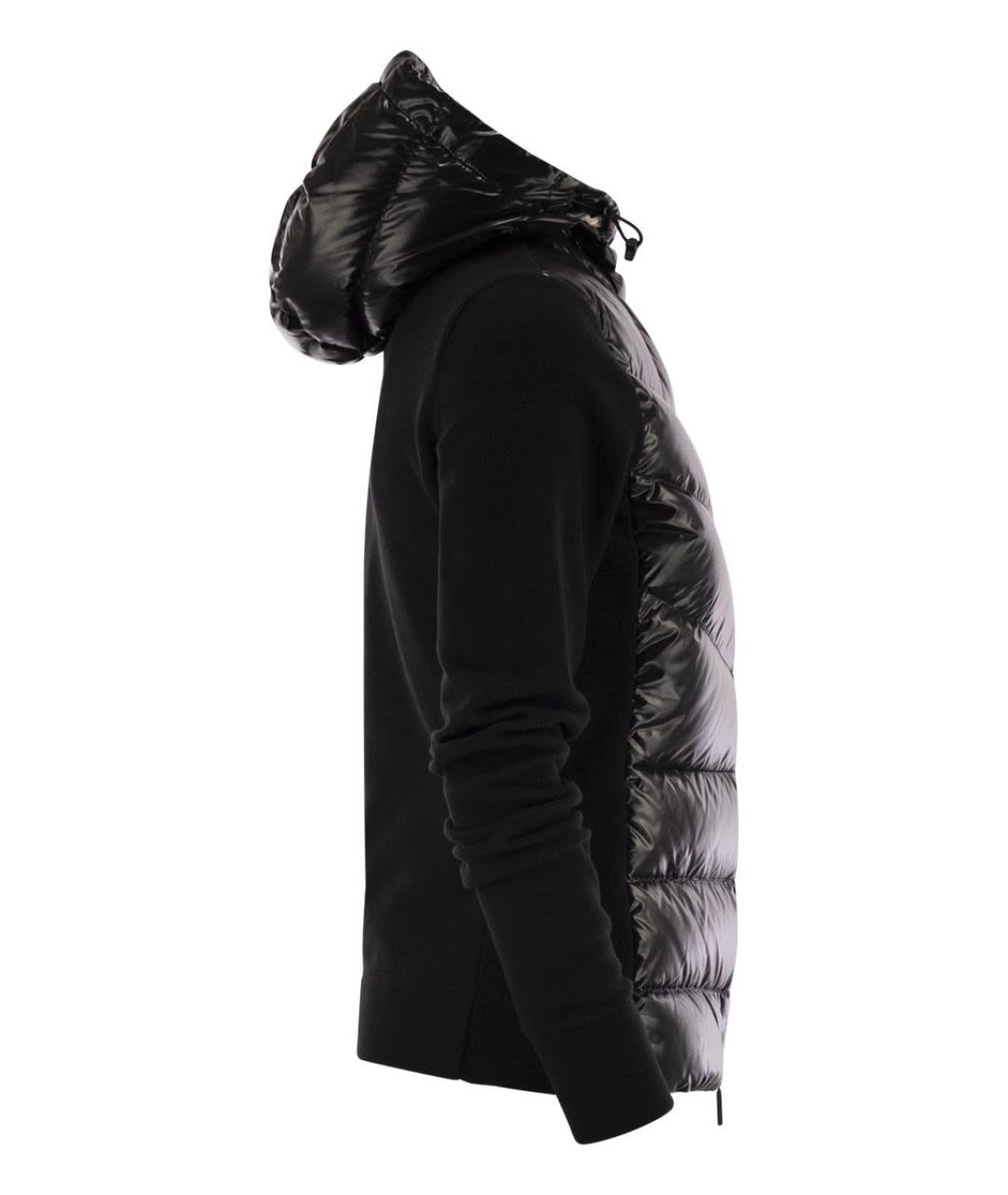 MONCLER Черная полиэстеровая куртка, фото 3