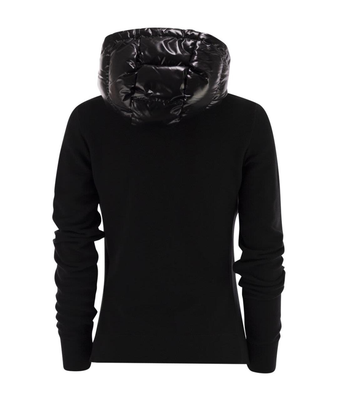 MONCLER Черная полиэстеровая куртка, фото 2
