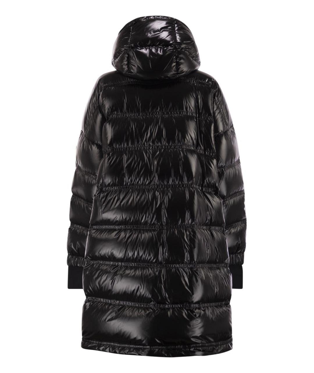 MONCLER Черный полиамидовый пуховик, фото 2