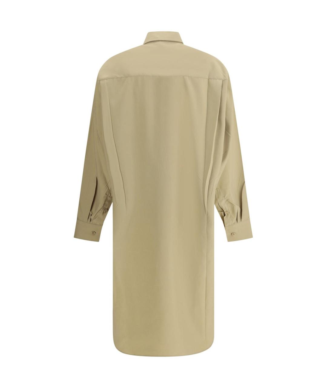 PHOEBE PHILO Бежевая хлопковая рубашка, фото 2