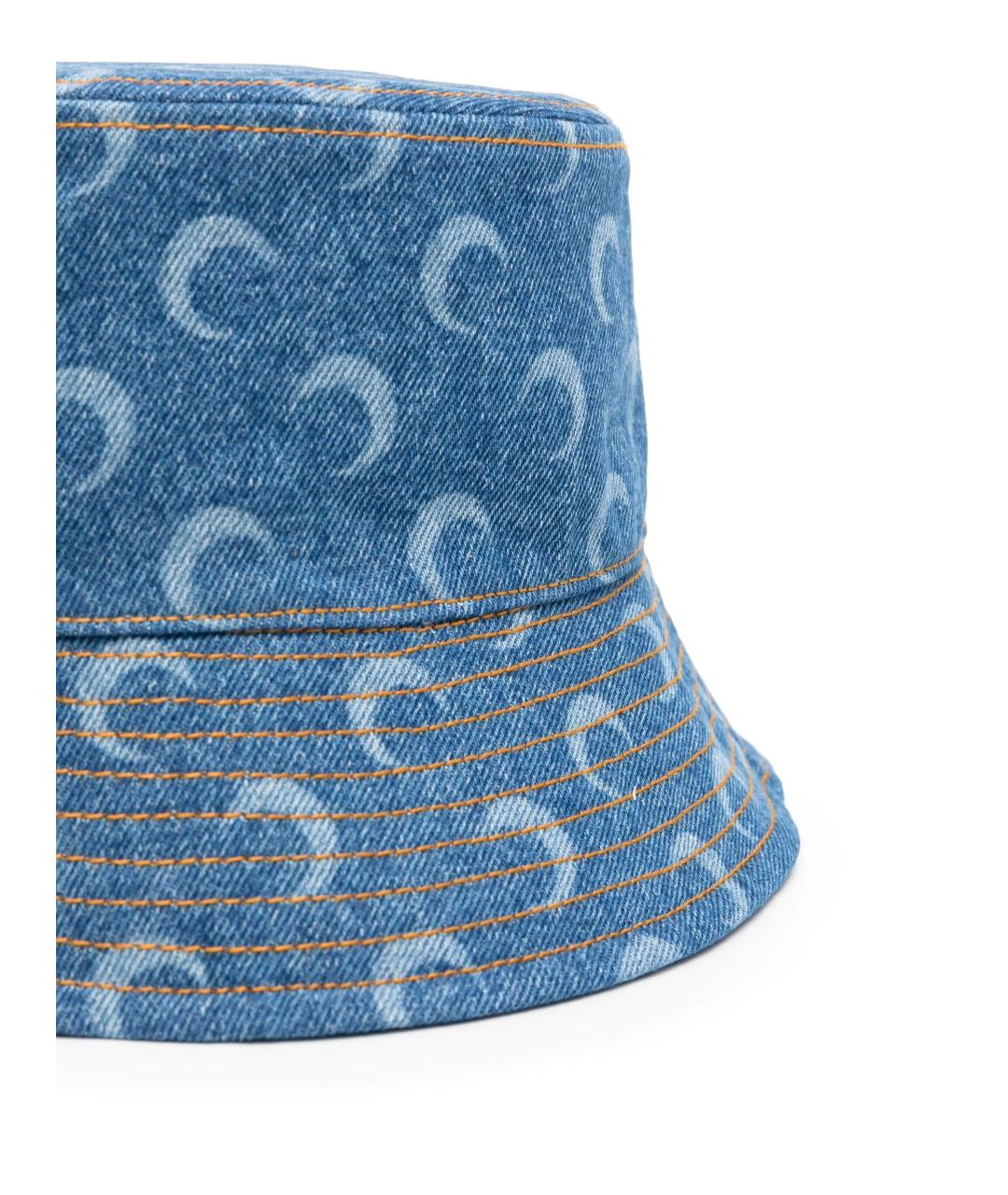 MARINE SERRE Синяя хлопковая панама, фото 2