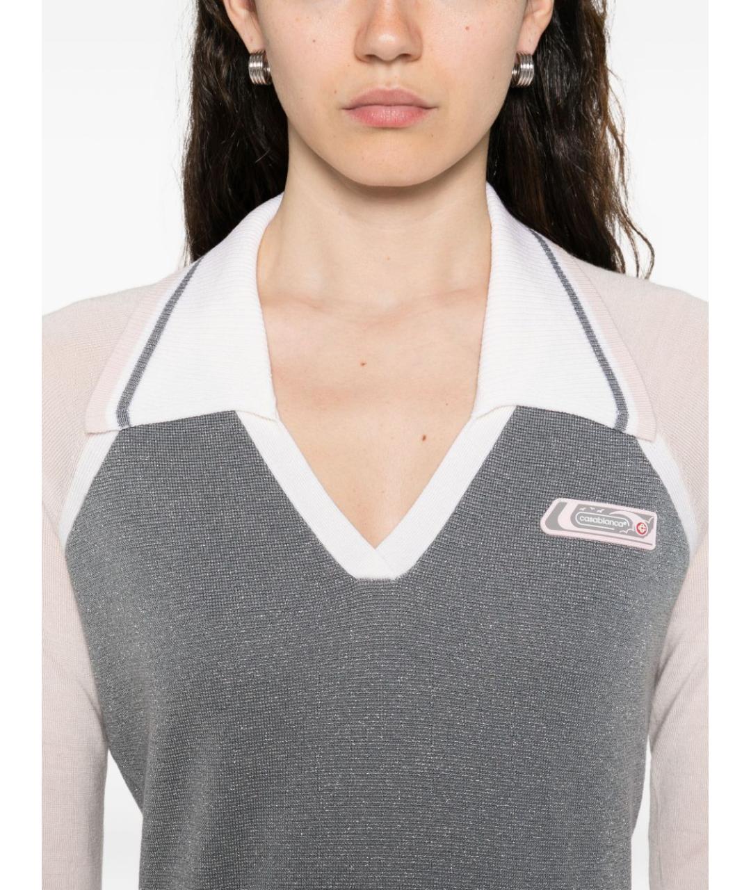 CASABLANCA Мульти шерстяной джемпер / свитер, фото 5