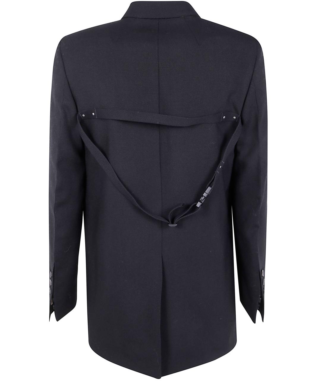 RICK OWENS Черный шерстяной пиджак, фото 2