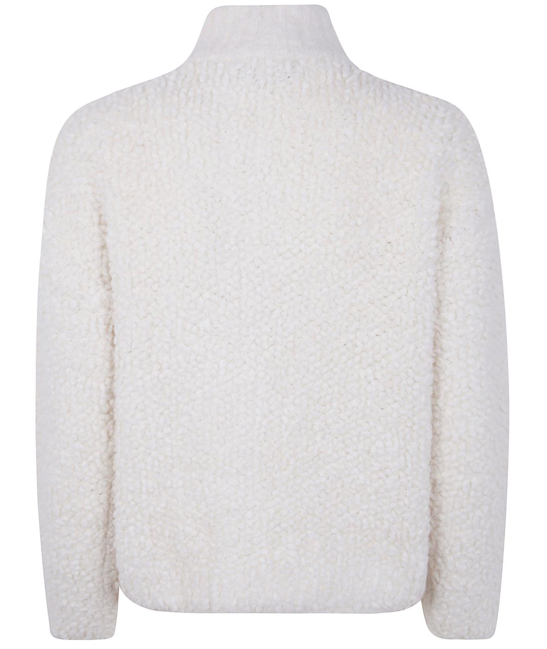 MAX MARA STUDIO Белый шерстяной кардиган, фото 2