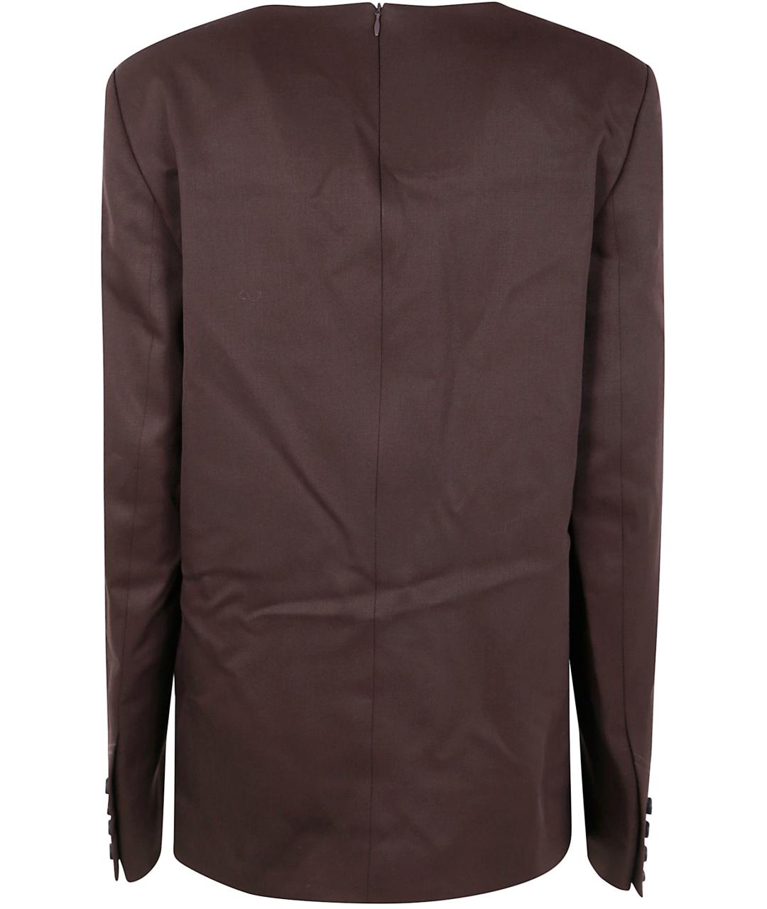 entire studios Коричневая шерстяная блузы, фото 2