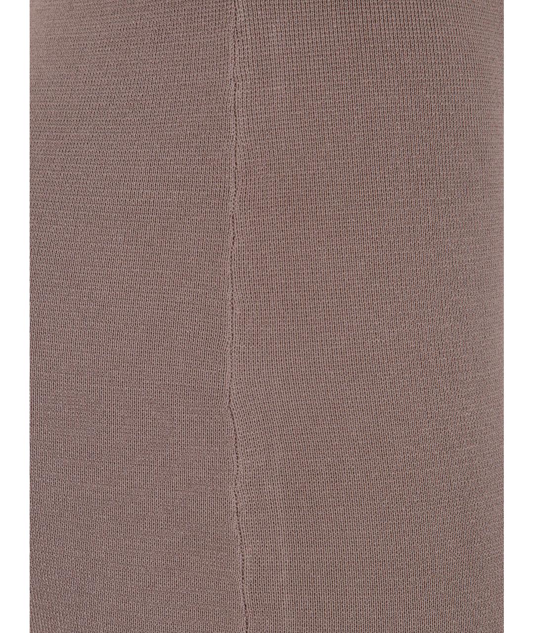 entire studios Коричневая полиэстеровая юбка миди, фото 3