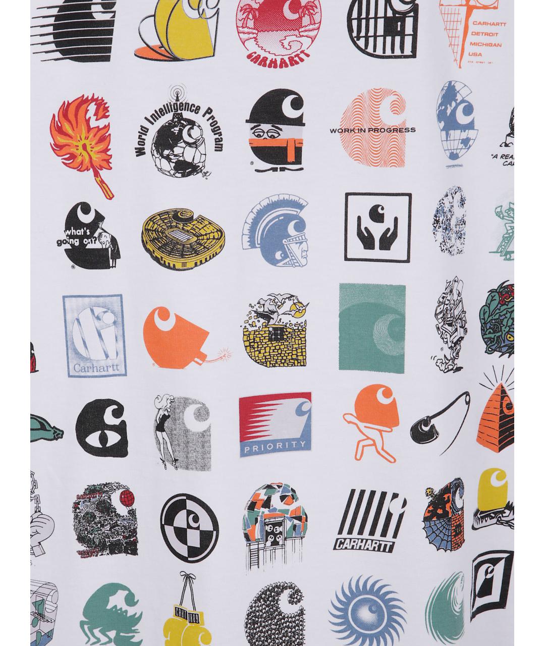 CARHARTT WIP Белая хлопковая футболка, фото 3