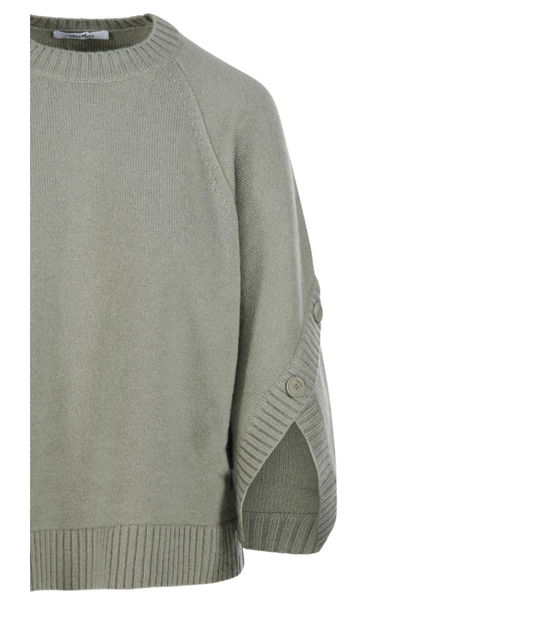 MAX MARA Зеленый шерстяной джемпер / свитер, фото 4