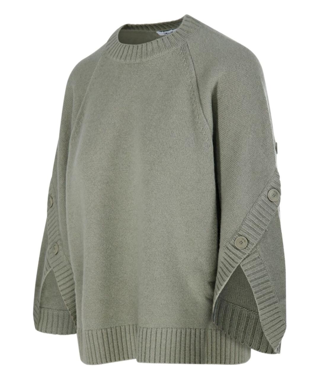 MAX MARA Зеленый шерстяной джемпер / свитер, фото 3