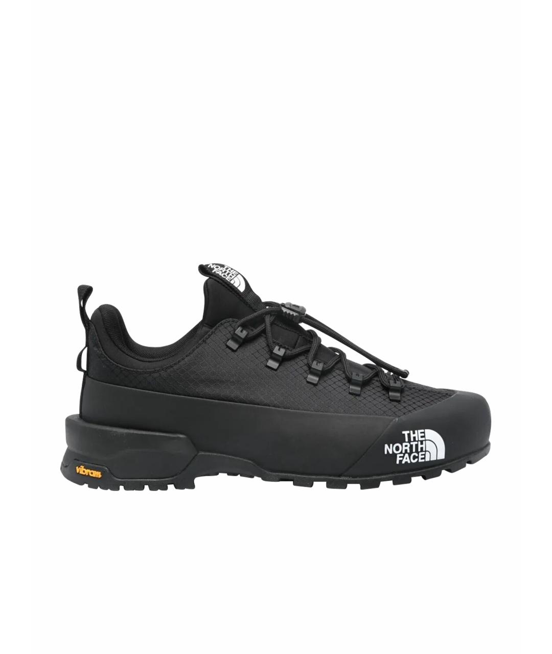 THE NORTH FACE Черные синтетические низкие кроссовки / кеды, фото 1