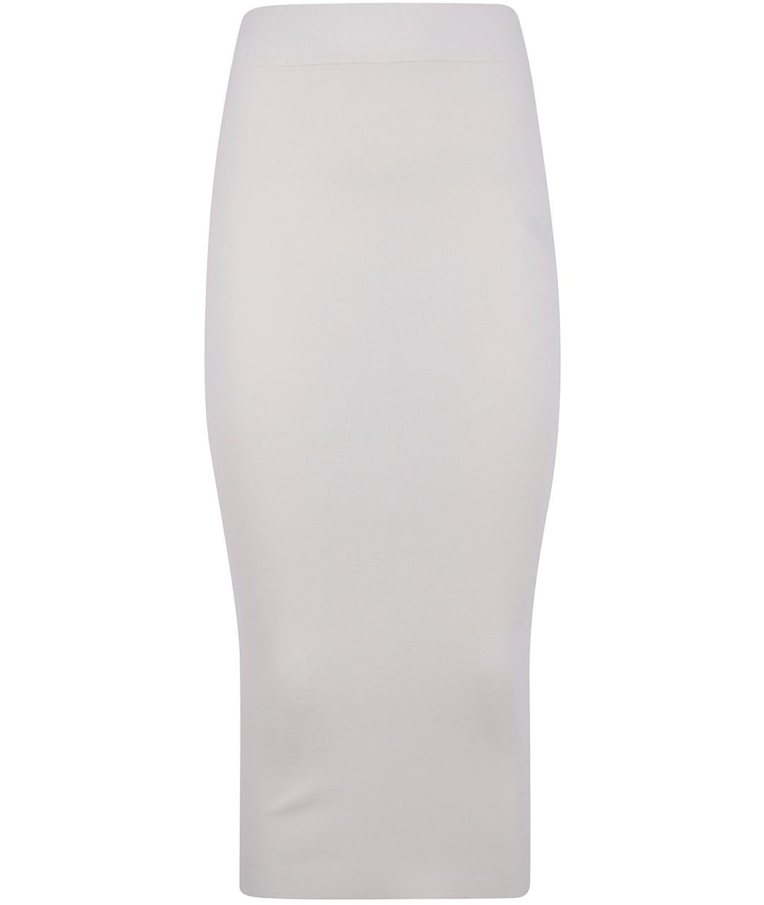 entire studios Белая полиэстеровая юбка миди, фото 1