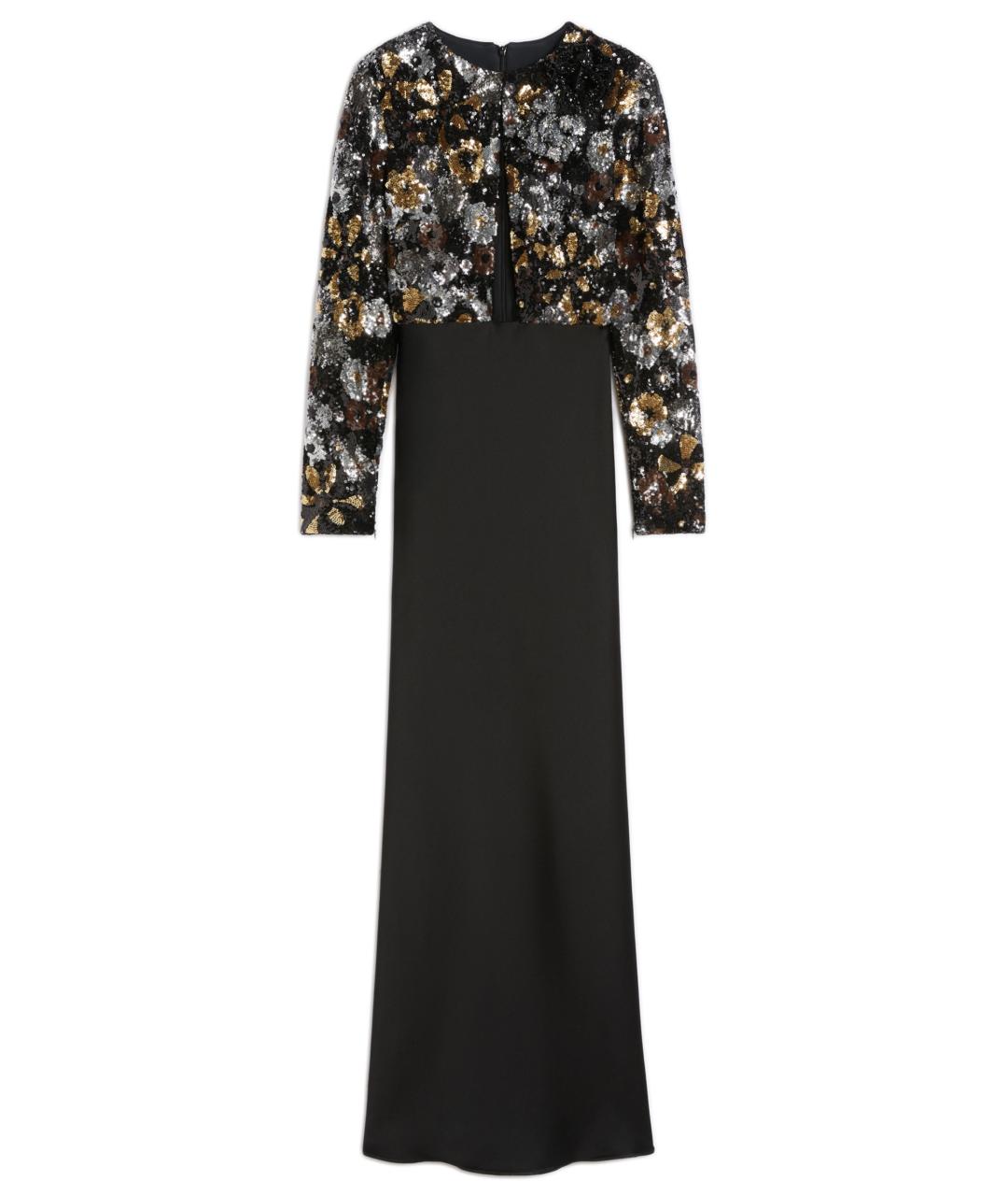 MAX MARA STUDIO Черное полиэстеровое вечернее платье, фото 1