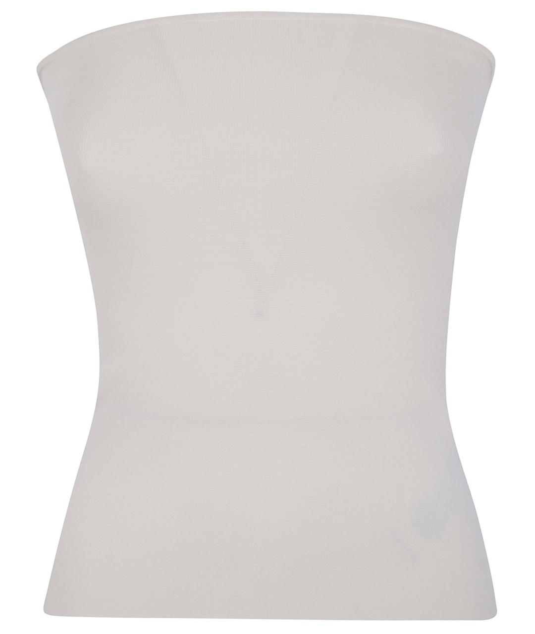 entire studios Белая вискозная майка, фото 1